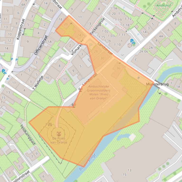 Kaart van postcodegebied 7126AV.