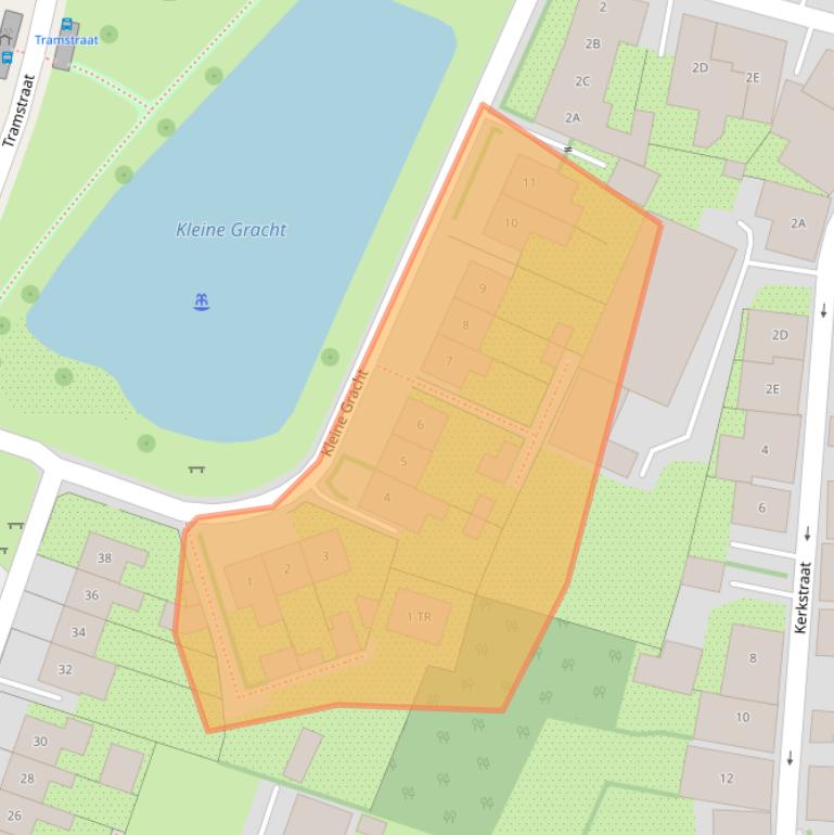 Kaart van postcodegebied 7126AW.