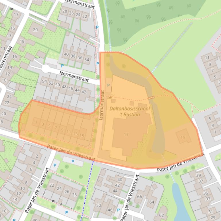 Kaart van postcodegebied 7126BL.