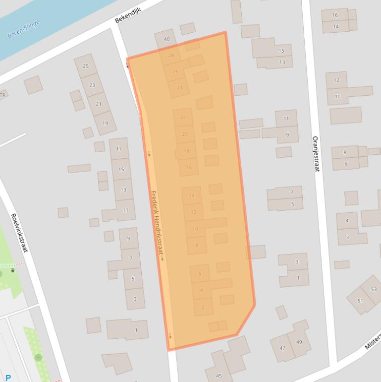 Kaart van postcodegebied 7126BX.
