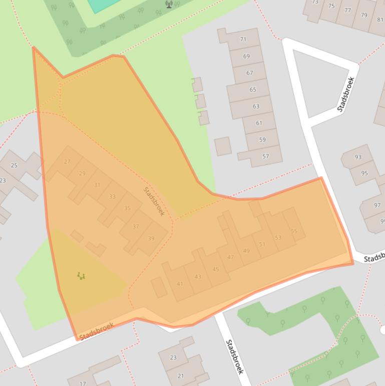 Kaart van postcodegebied 7126CM.
