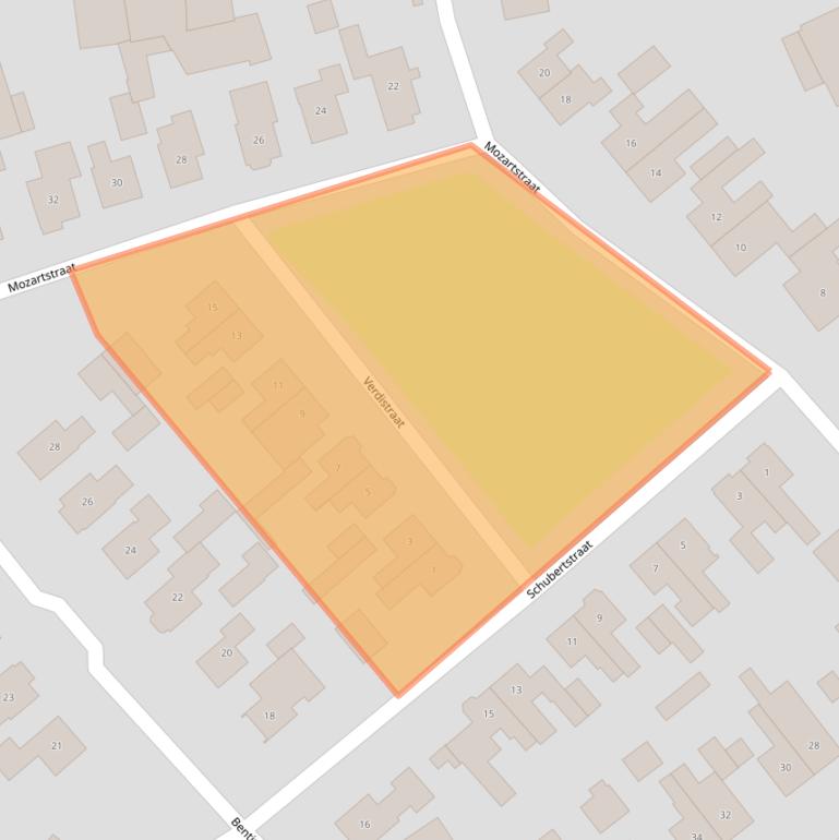 Kaart van postcodegebied 7131AJ.