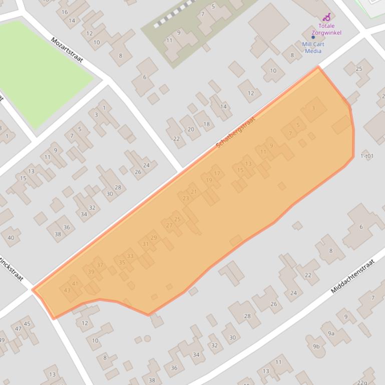 Kaart van postcodegebied 7131AN.