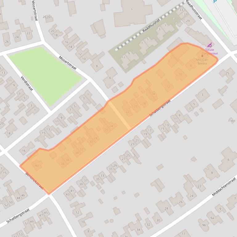 Kaart van postcodegebied 7131AR.