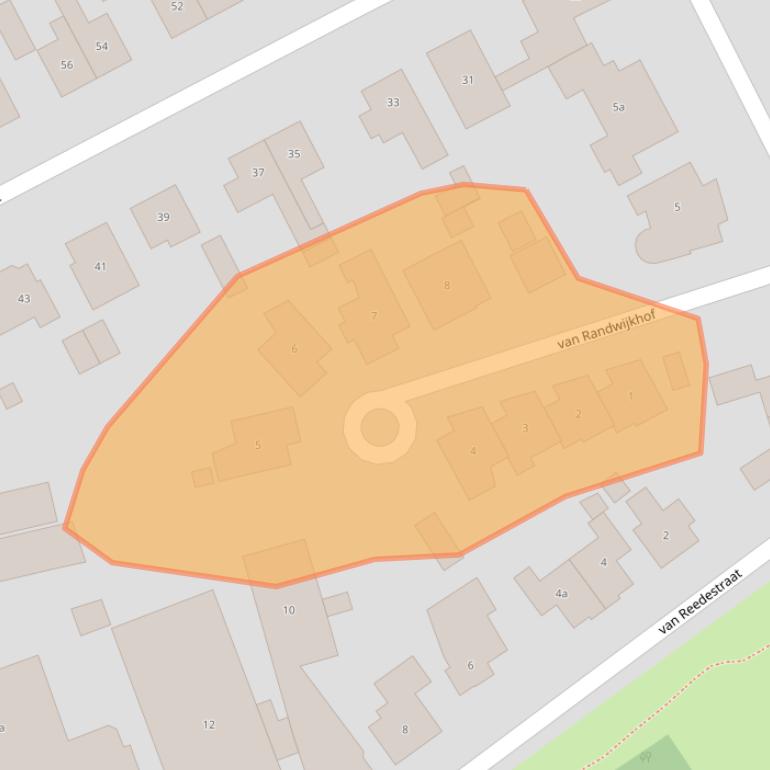 Kaart van postcodegebied 7131AZ.