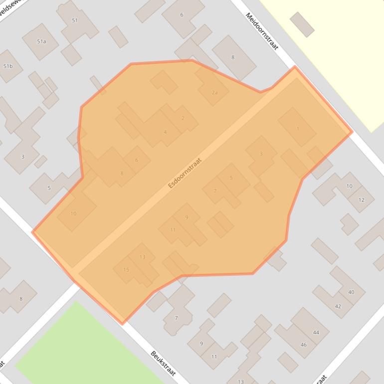 Kaart van postcodegebied 7131BL.