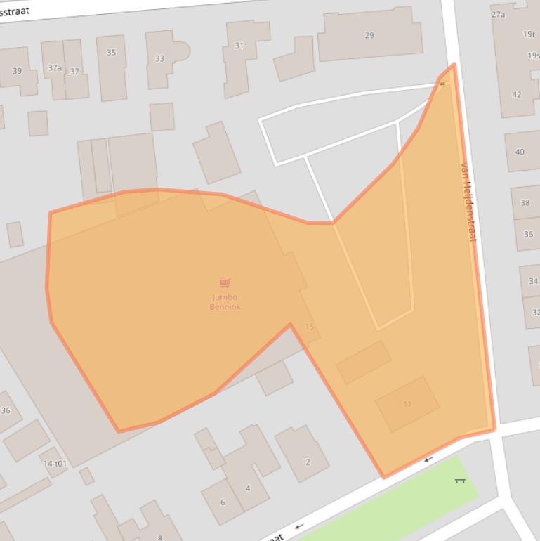 Kaart van postcodegebied 7131CA.