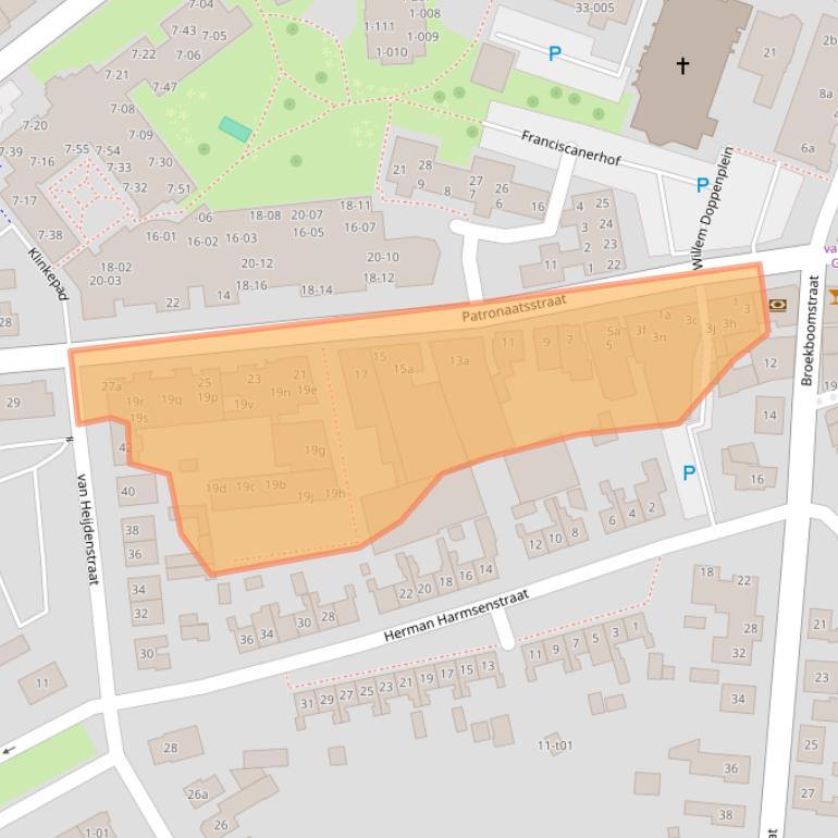 Kaart van postcodegebied 7131CD.