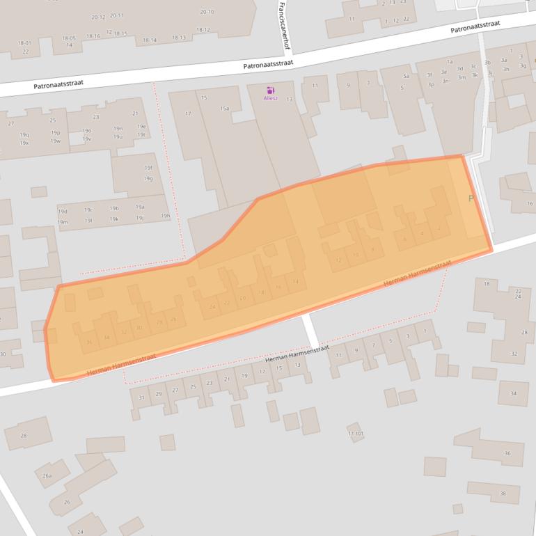Kaart van postcodegebied 7131CK.