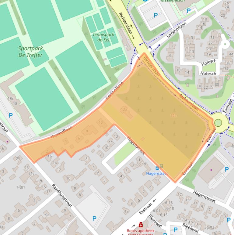 Kaart van postcodegebied 7131CN.