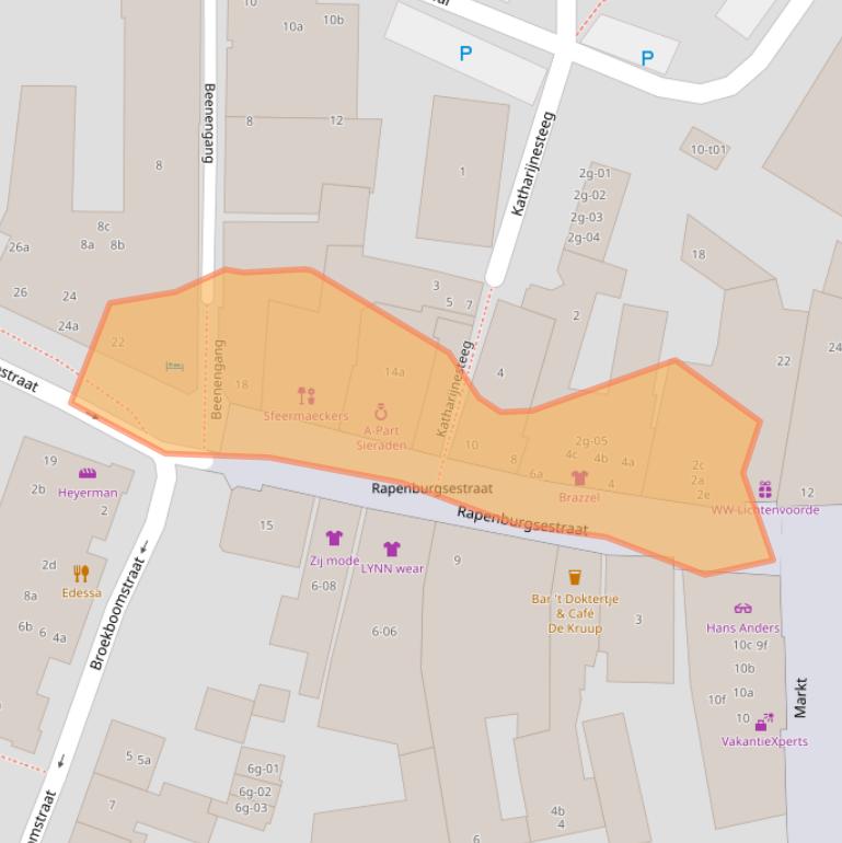 Kaart van postcodegebied 7131CX.