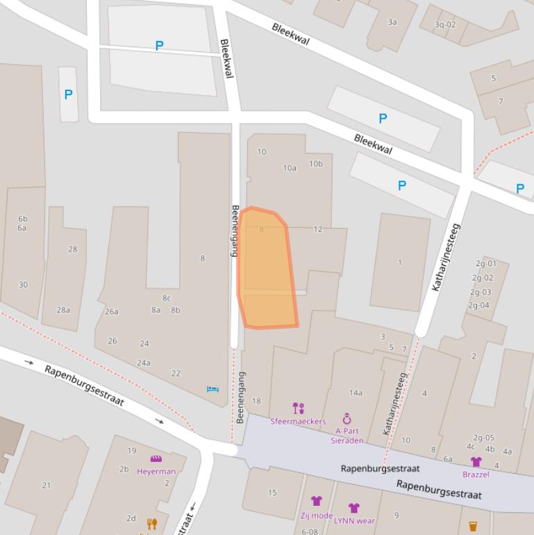 Kaart van postcodegebied 7131DA.