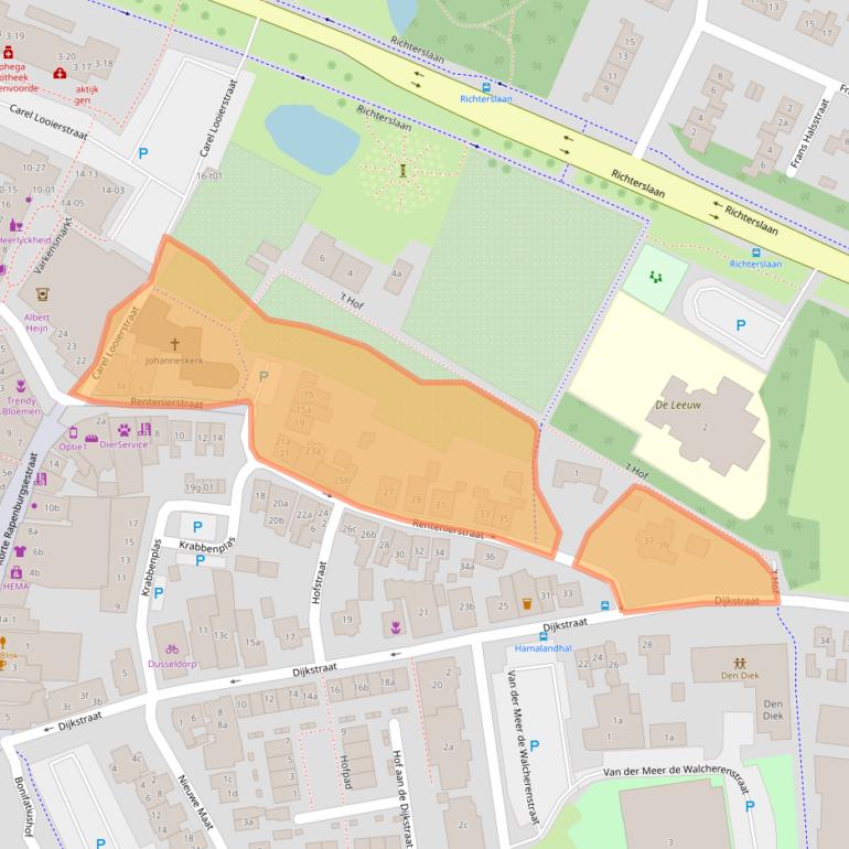 Kaart van postcodegebied 7131DK.