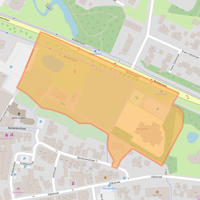 Kaart van postcodegebied 7131DR.