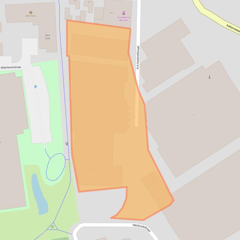 Kaart van postcodegebied 7131DS.