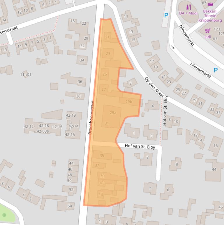 Kaart van postcodegebied 7131DV.