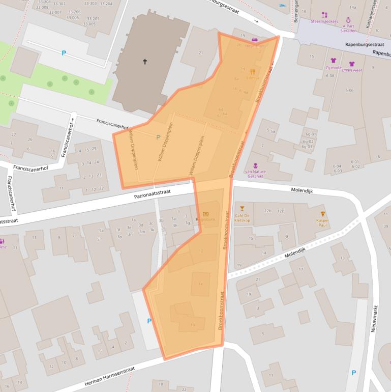 Kaart van postcodegebied 7131DW.