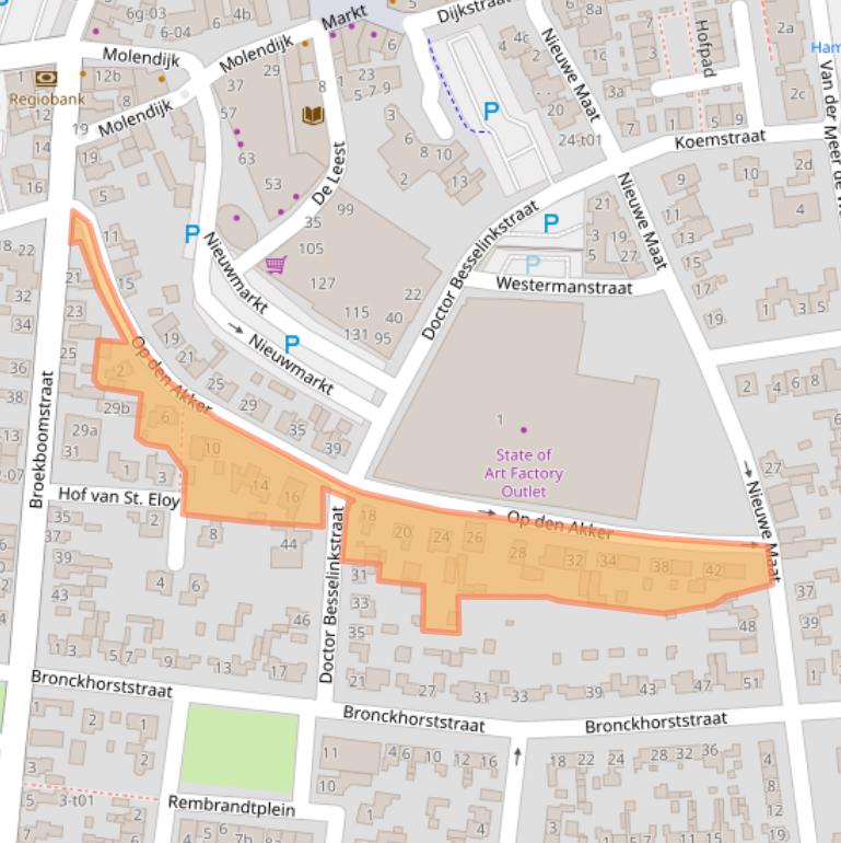 Kaart van postcodegebied 7131EB.