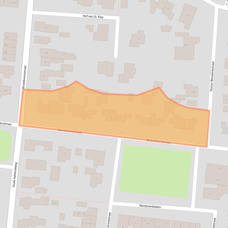 Kaart van postcodegebied 7131EE.