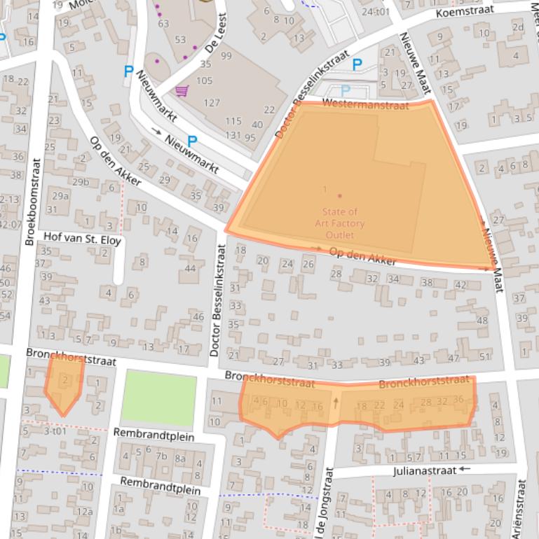 Kaart van postcodegebied 7131EH.