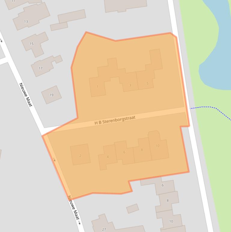 Kaart van postcodegebied 7131EM.