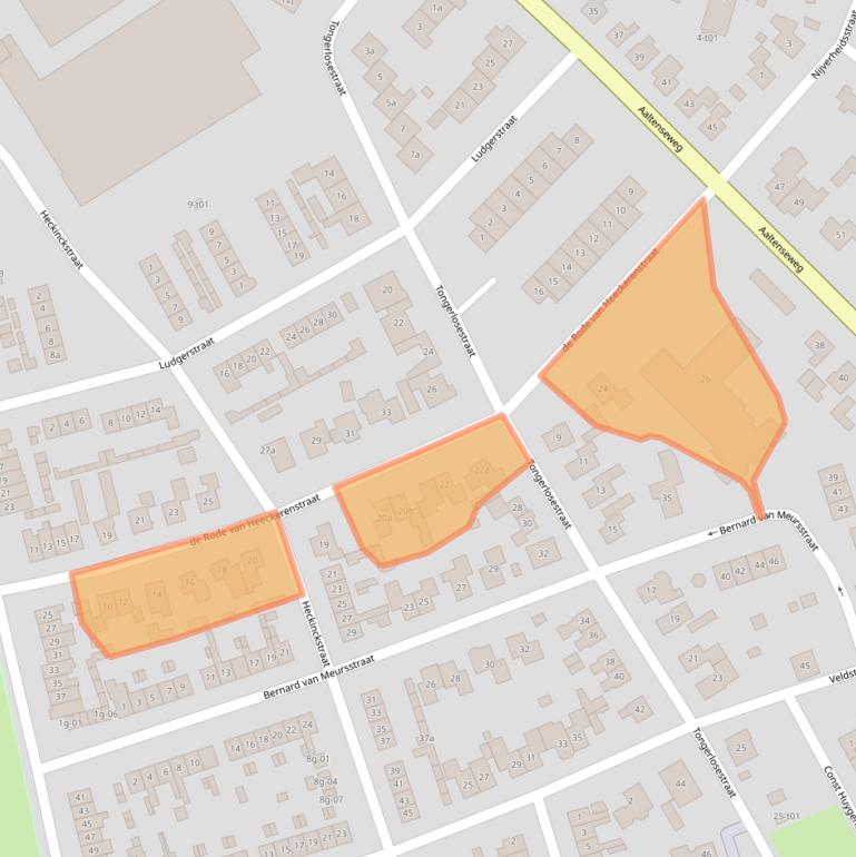 Kaart van postcodegebied 7131ER.