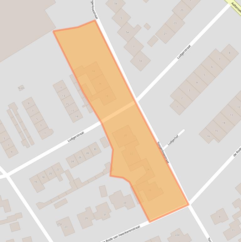 Kaart van postcodegebied 7131EW.