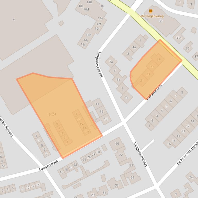 Kaart van postcodegebied 7131EX.
