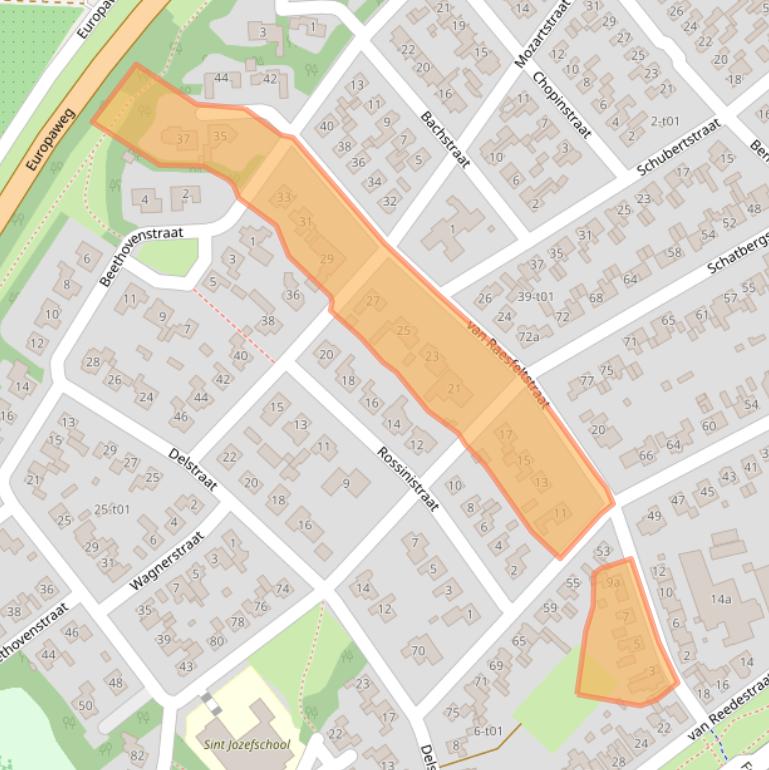 Kaart van postcodegebied 7131GC.