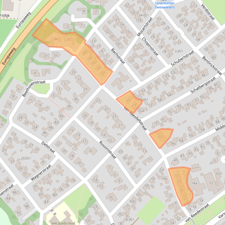 Kaart van postcodegebied 7131GD.