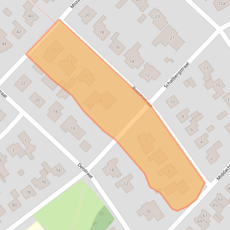 Kaart van postcodegebied 7131GG.