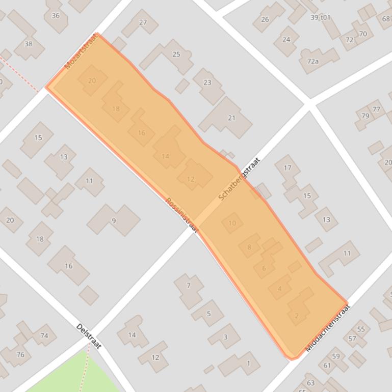 Kaart van postcodegebied 7131GH.