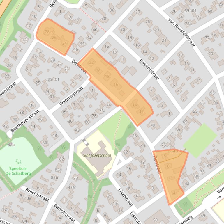 Kaart van postcodegebied 7131GJ.