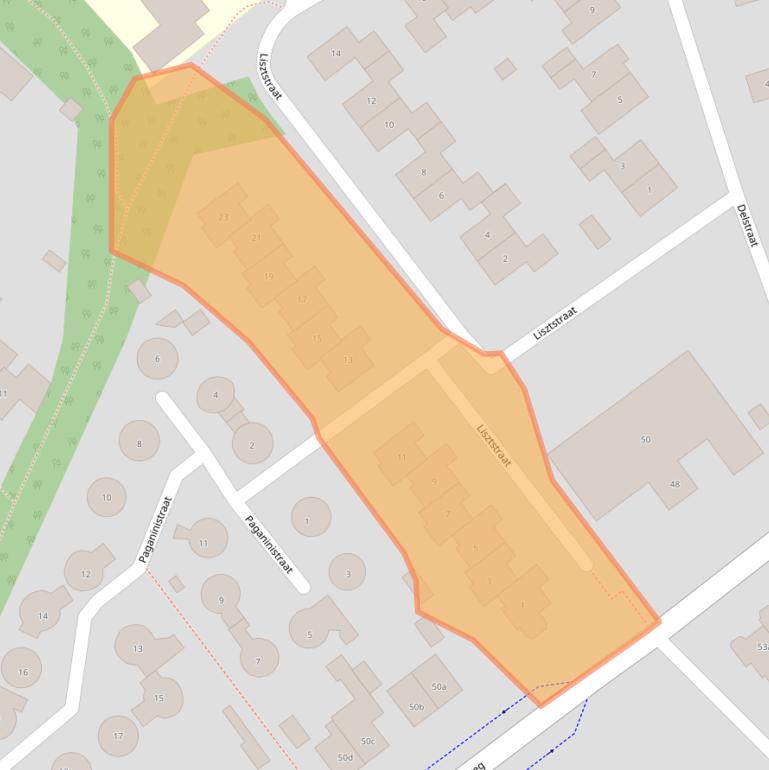 Kaart van postcodegebied 7131GM.