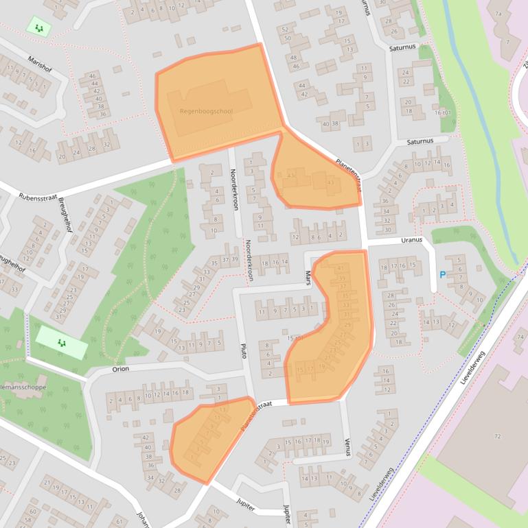 Kaart van postcodegebied 7131HB.