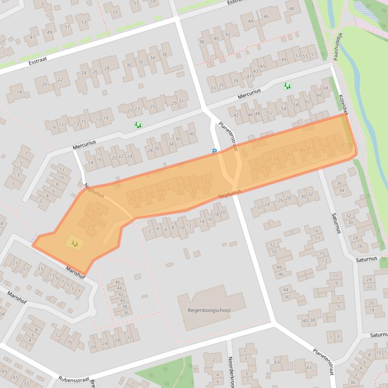 Kaart van postcodegebied 7131HN.