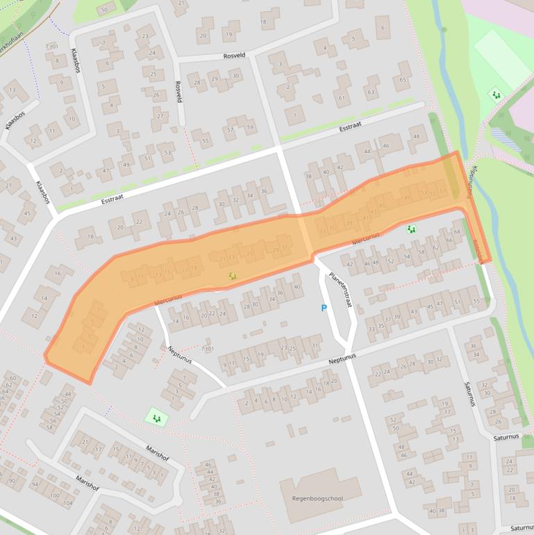 Kaart van postcodegebied 7131HS.