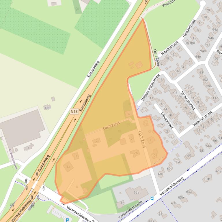 Kaart van postcodegebied 7131JB.