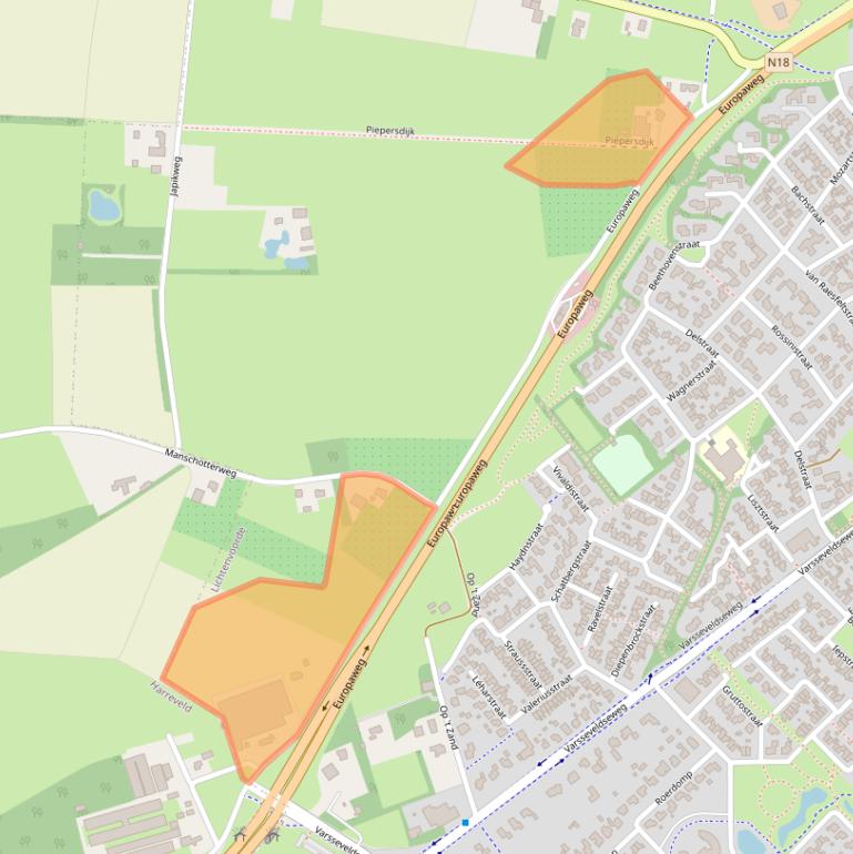Kaart van postcodegebied 7131JC.