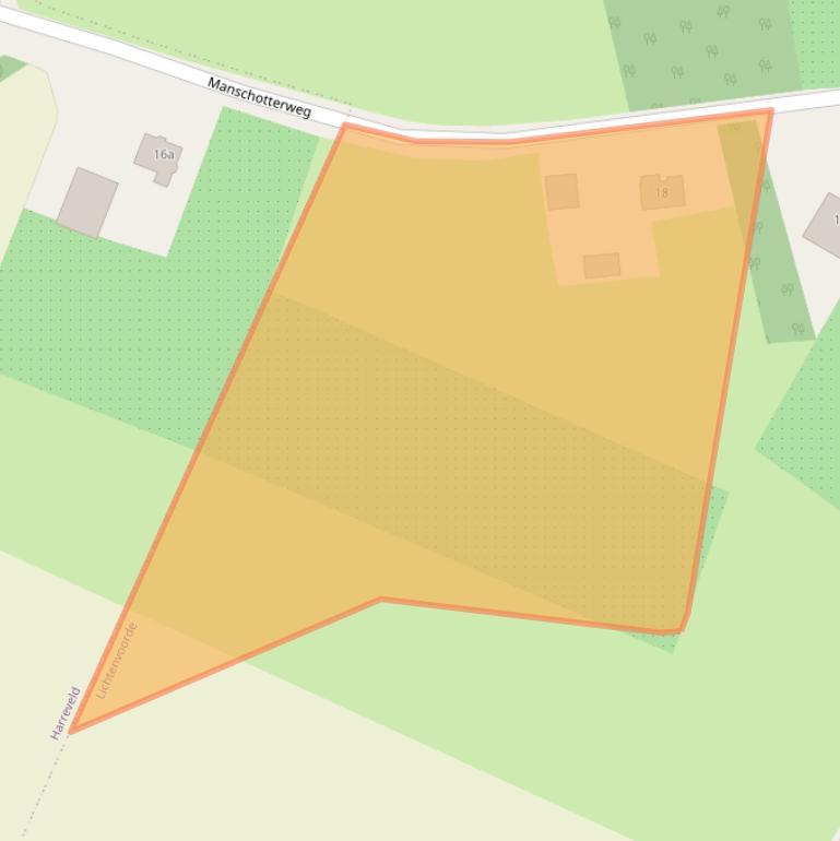 Kaart van postcodegebied 7131JE.