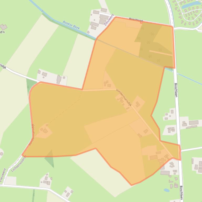 Kaart van postcodegebied 7131KC.