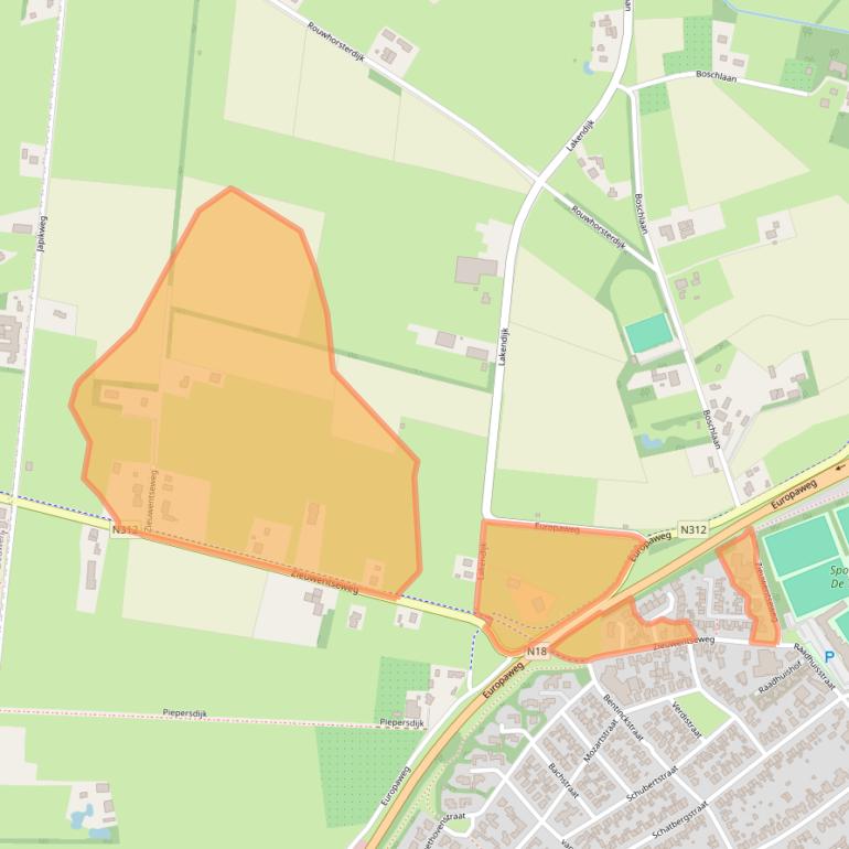 Kaart van postcodegebied 7131LB.