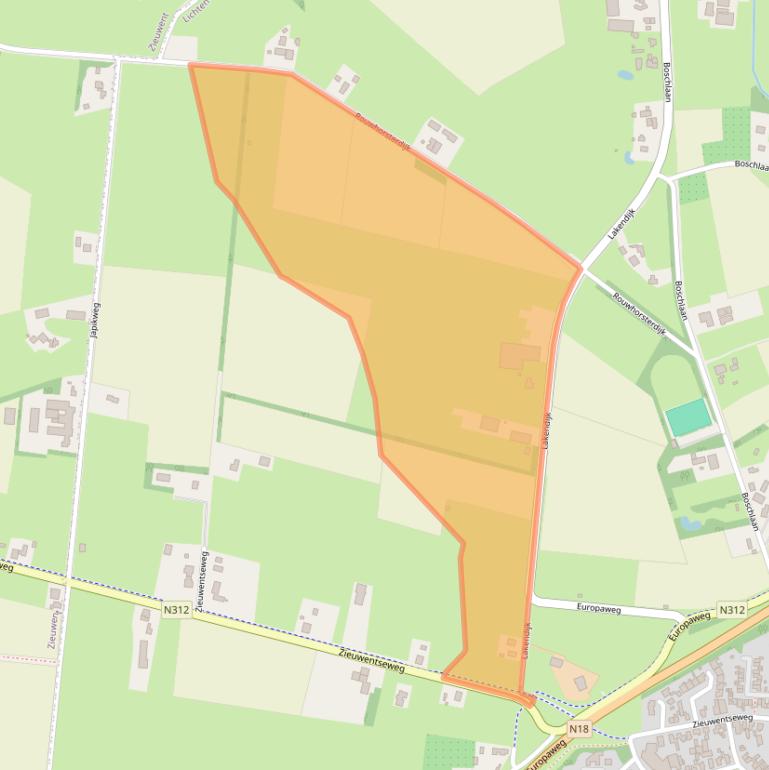 Kaart van postcodegebied 7131LC.