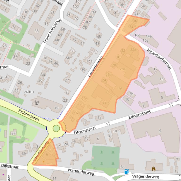 Kaart van postcodegebied 7131MC.