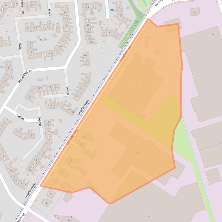 Kaart van postcodegebied 7131MD.