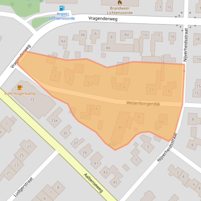 Kaart van postcodegebied 7131NN.