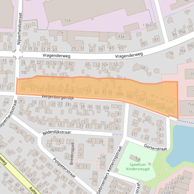 Kaart van postcodegebied 7131NP.