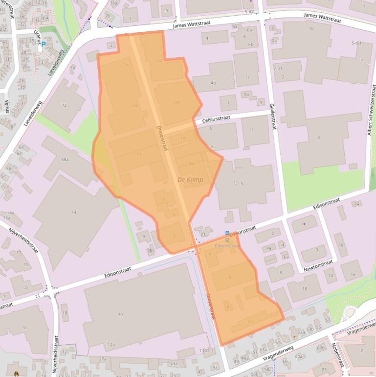 Kaart van postcodegebied 7131PC.