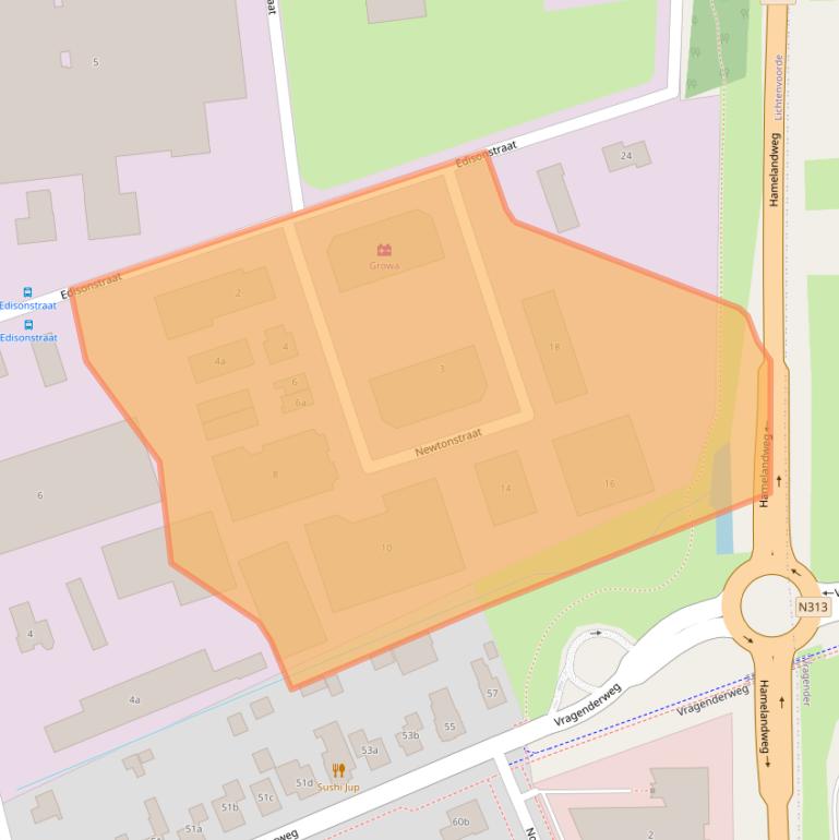 Kaart van postcodegebied 7131PP.