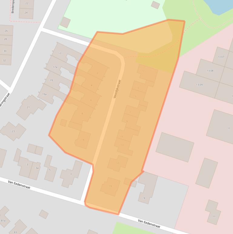 Kaart van postcodegebied 7131PT.